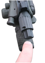 Chamber Scraper Tool handle rotating to expand the scraper teeth